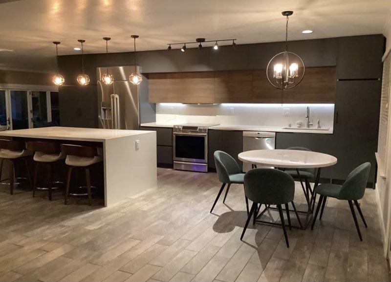 luxury custom kitchen in Belmont, CA